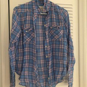 Abercrombie and Fitch Plaid Button-Down